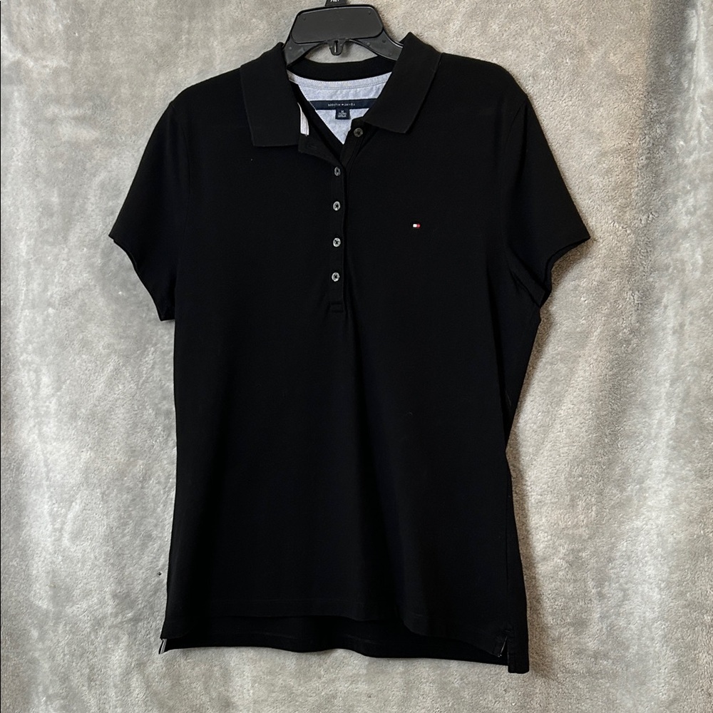 Women’s Black Polo Golf Shirt-Size XL